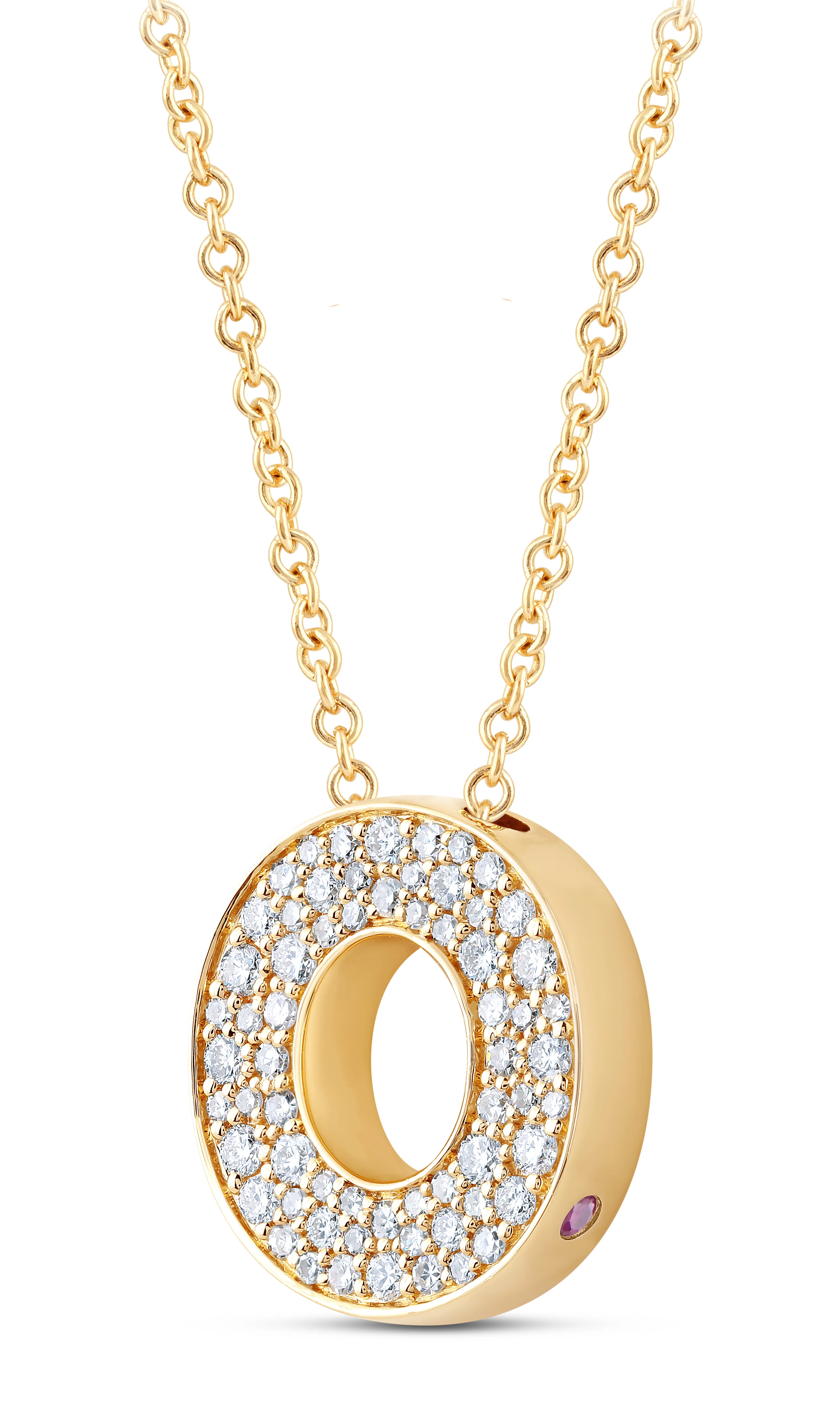 14K Gold Lab Grown Diamond Initial Necklace - Image 20