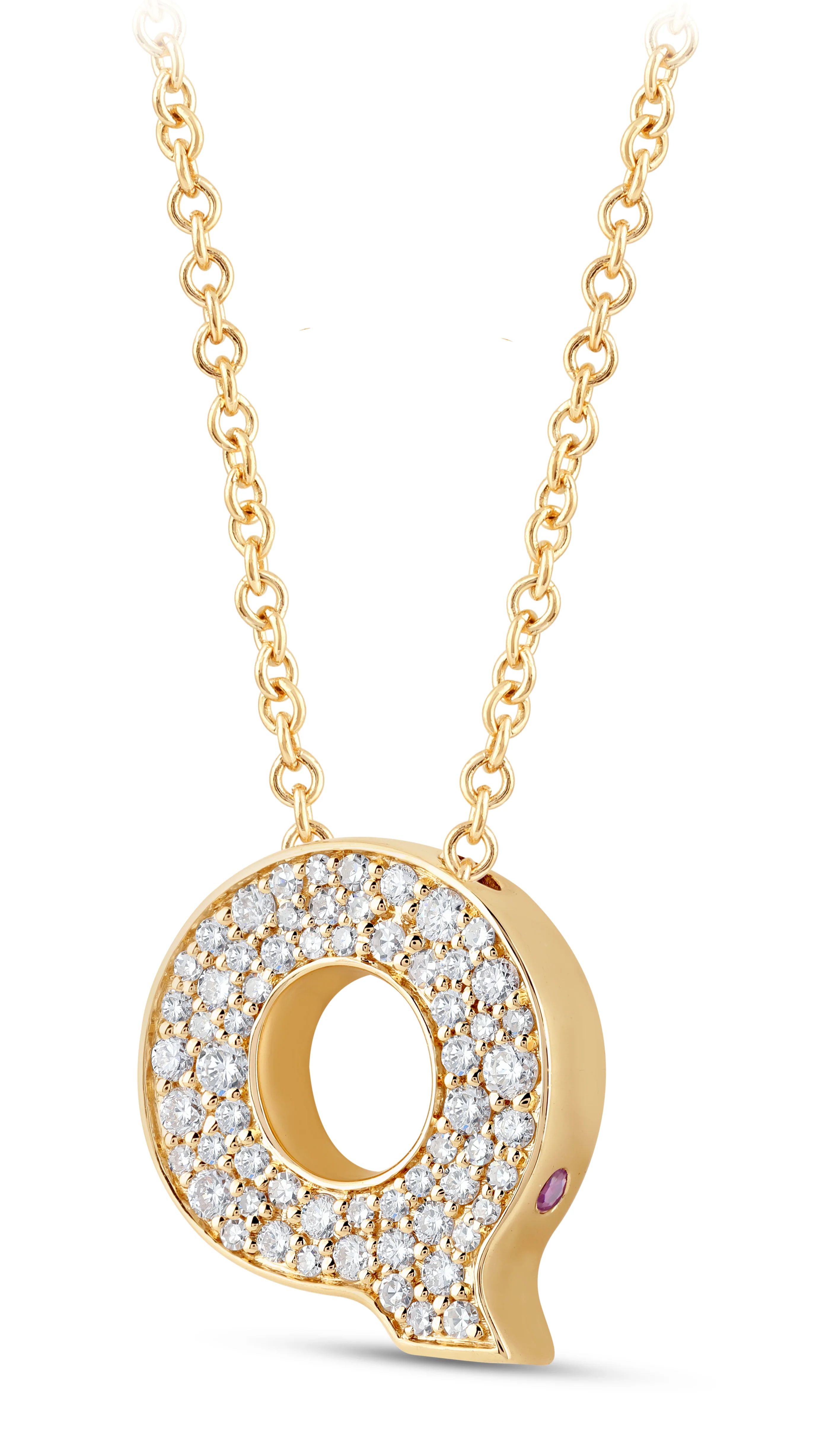 14K Gold Lab Grown Diamond Initial Necklace - Image 30