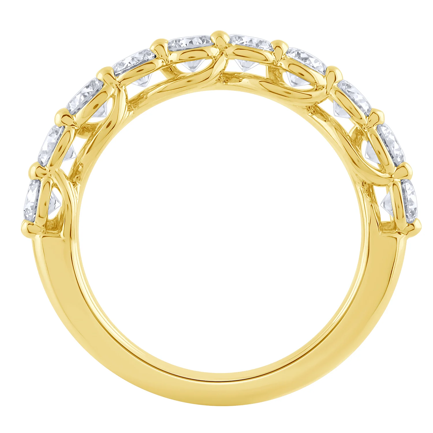 14K Gold & 1.50 TCW Lab-Grown Diamond Band - Image 6
