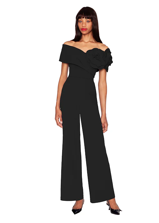 FOCUS by Shani - Off The Shoulder Floral Jumpsuit