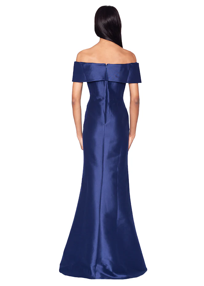 Off The Shoulder Mikado Gown - Image 2