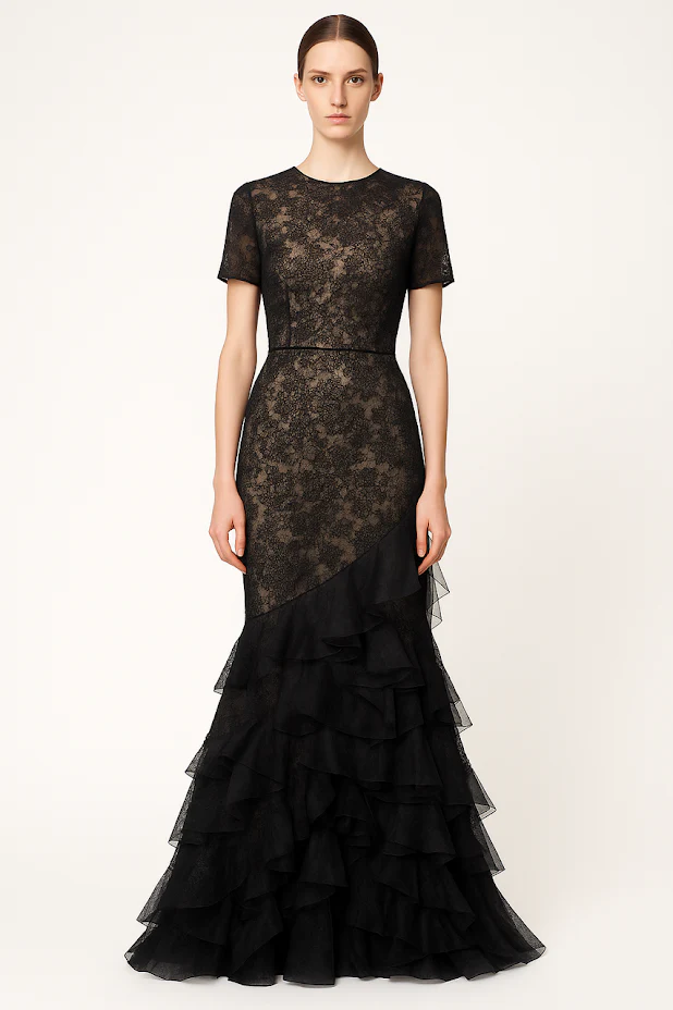 PREORDER - Dramatic Ruffle Gown