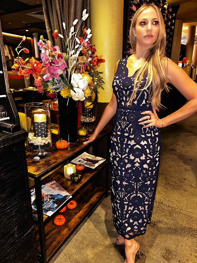 Sleeveless Floral Crepe Laser-Cut Midi Dress - Image 4